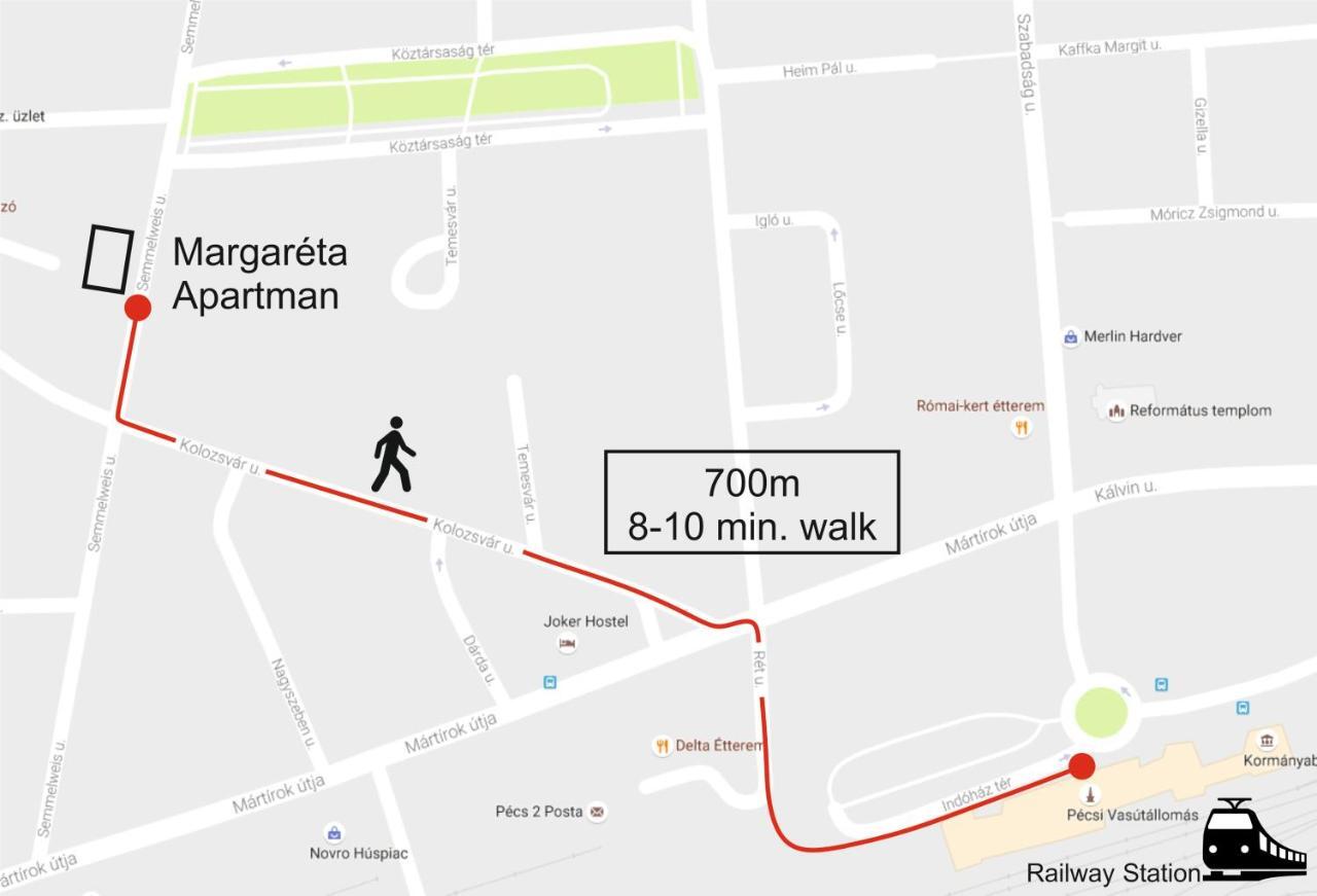 Margareta Apartman بيتْش المظهر الخارجي الصورة